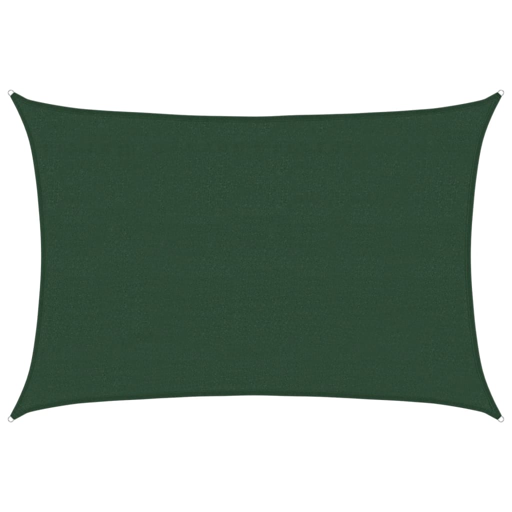 Vela Parasole 160 g/m² Verde Scuro 4x5 m in HDPE