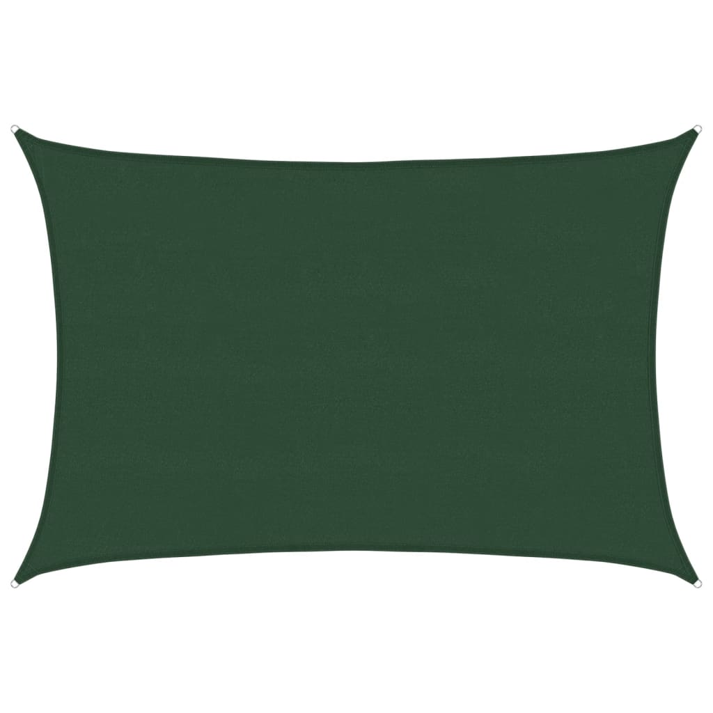 Vela Parasole 160 g/m² Verde Scuro 5x6 m in HDPE