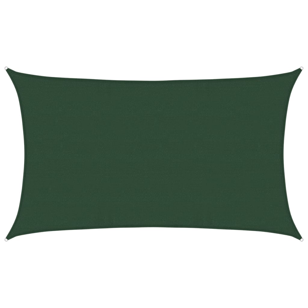 Vela Parasole 160 g/m² Verde Scuro 5x8 m in HDPE