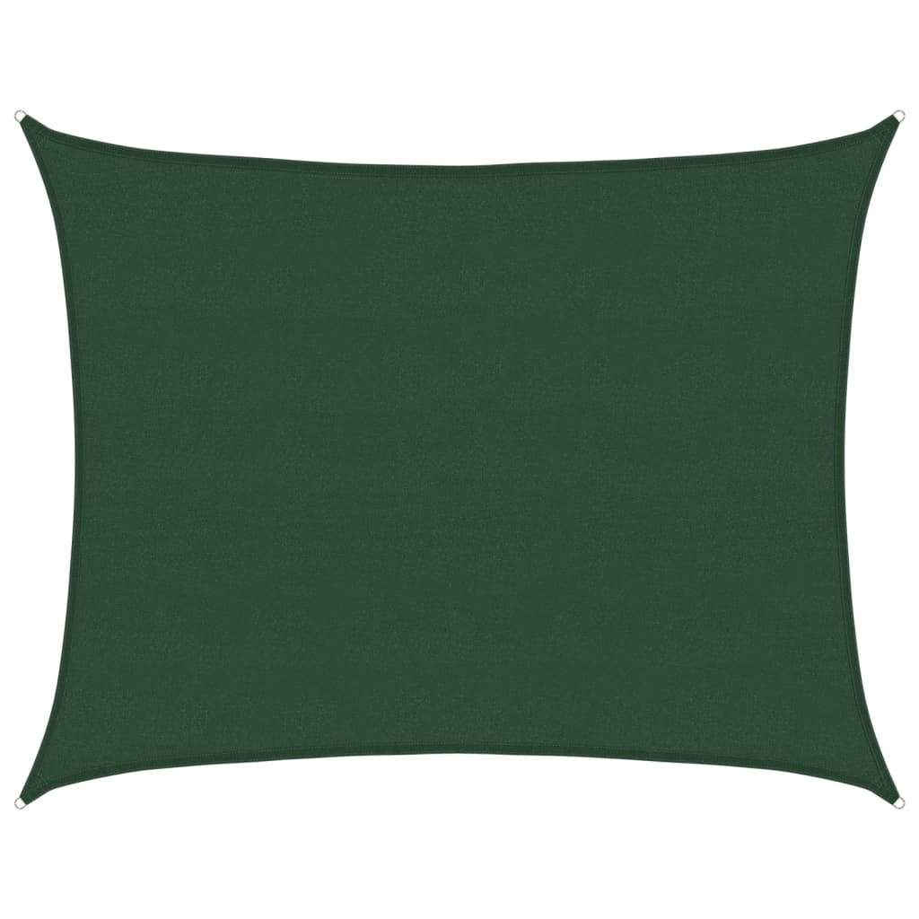 Vela Parasole 160 g/m² Verde Scuro 6x7 m in HDPE
