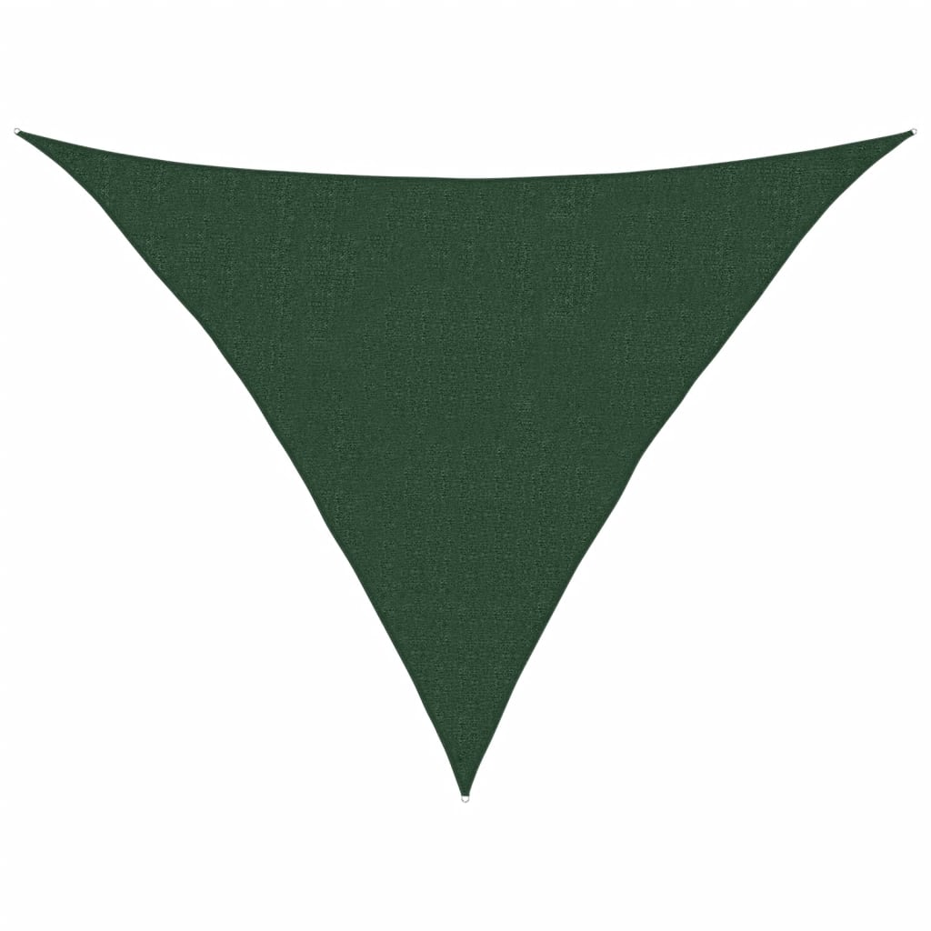 Vela Parasole 160 g/m² Verde Scuro 2,5x2,5x3,5 m in HDPE