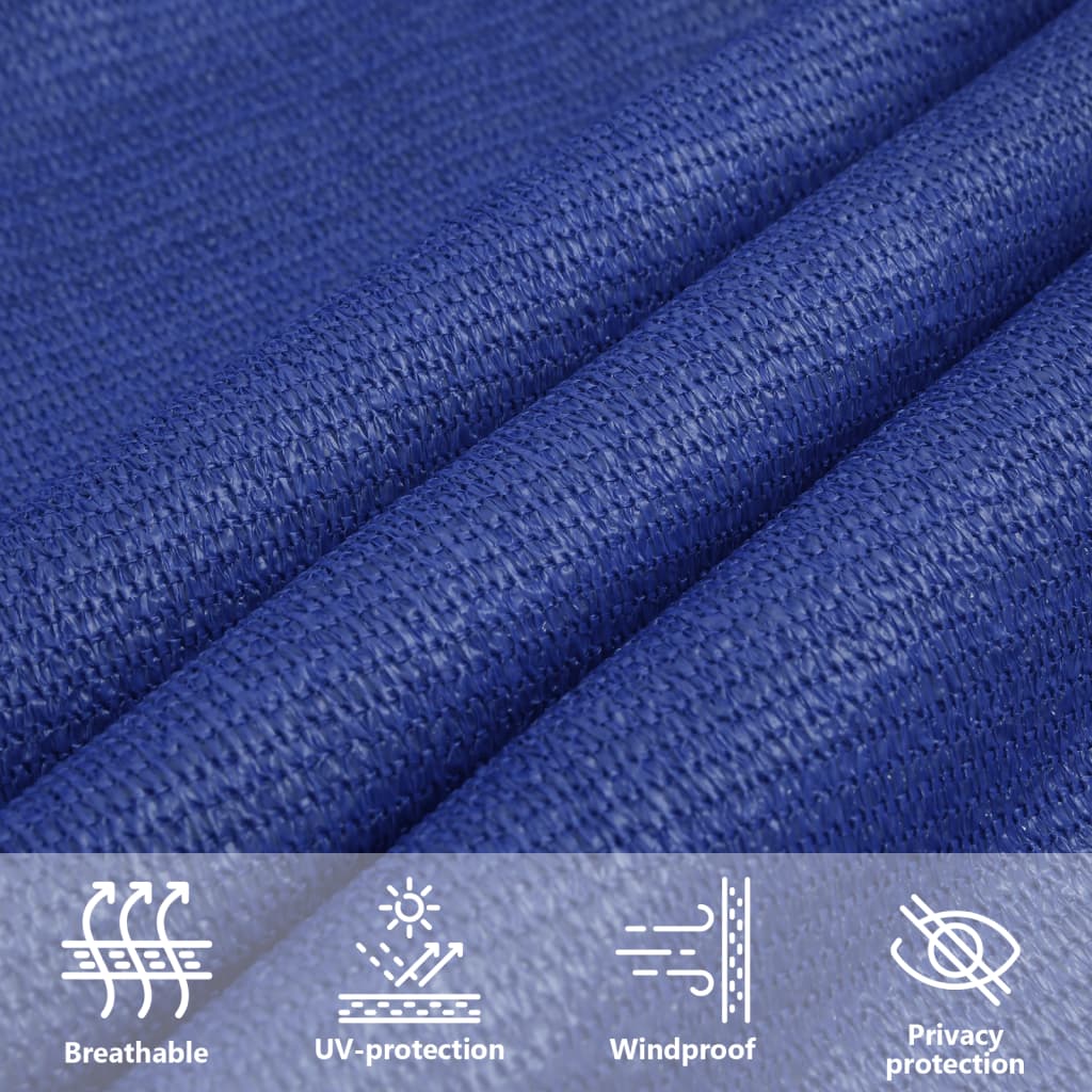 Vela Parasole 160 g/m² Blu 2x2 m in HDPE