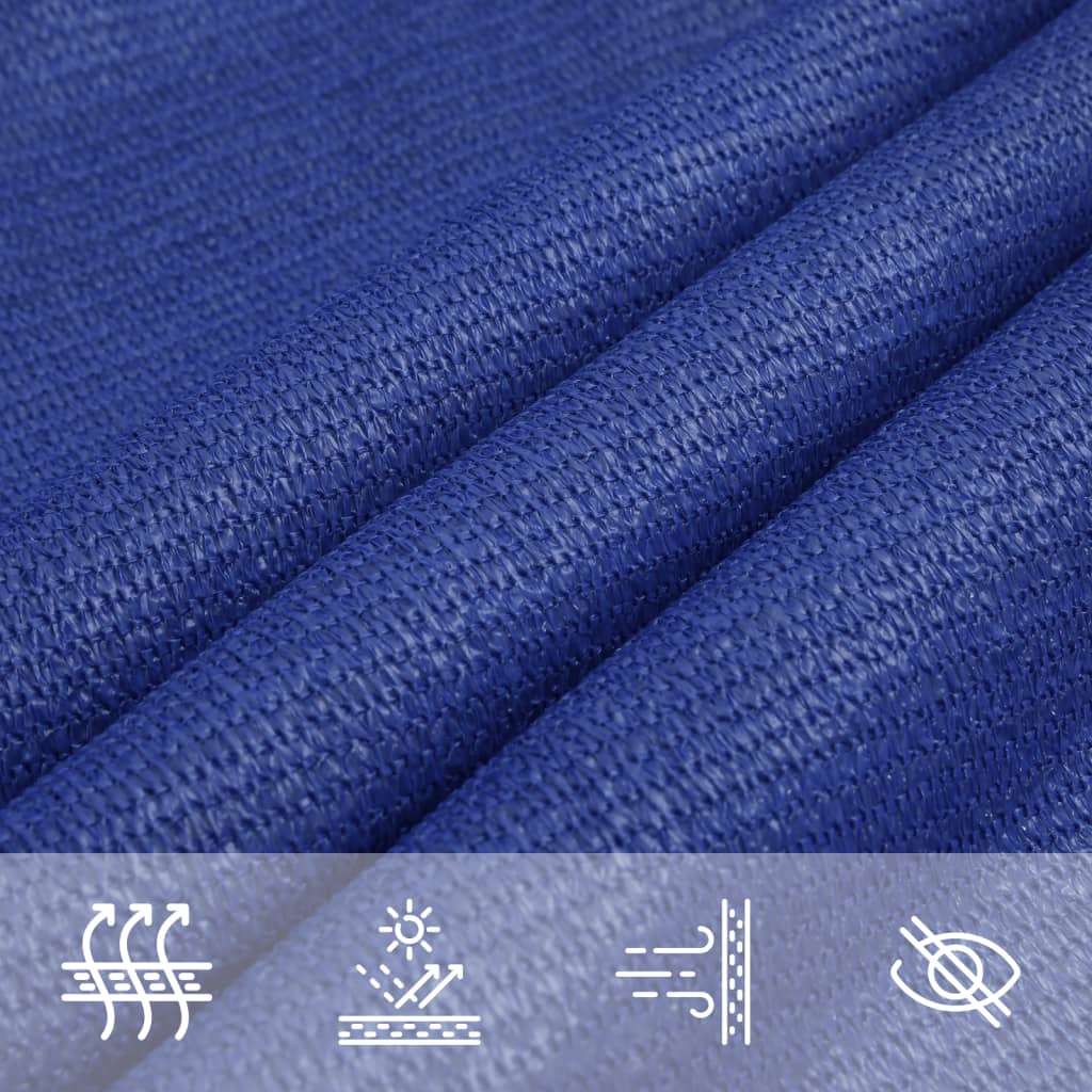 Vela Parasole 160 g/m² Blu 2x2 m in HDPE
