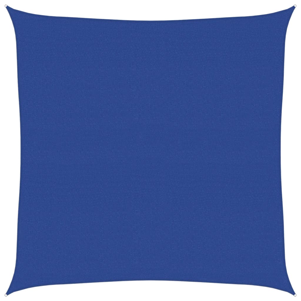 Vela Parasole 160 g/m² Quadrata Blu 6x6 m in HDPE