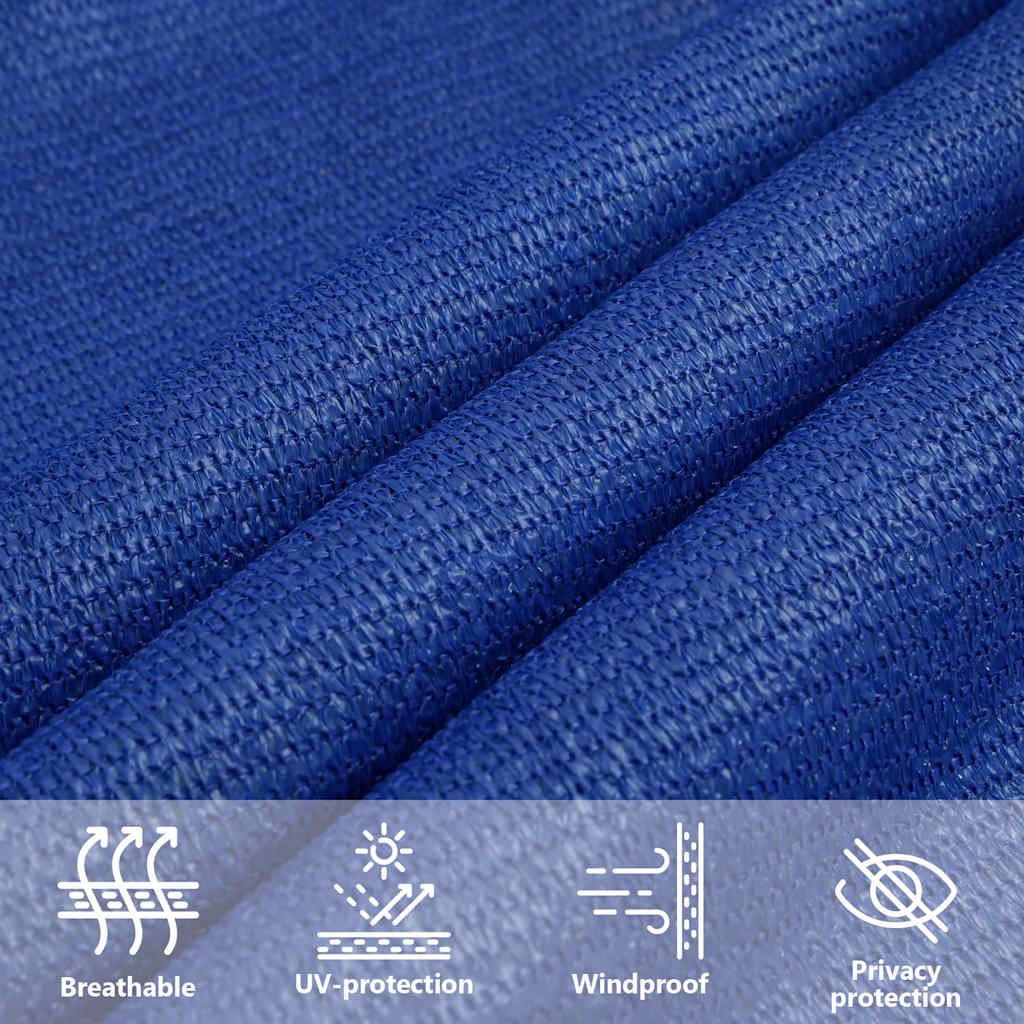 Vela Parasole 160 g/m² Blu 2x2,5 m in HDPE