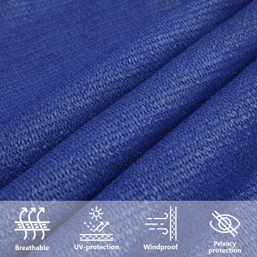 Vela Parasole 160 g/m² Blu 2x3,5 m in HDPE