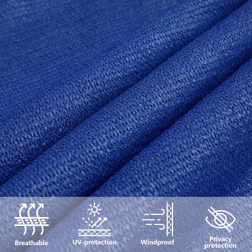 Vela Parasole 160 g/m² Blu 2x4,5 m in HDPE