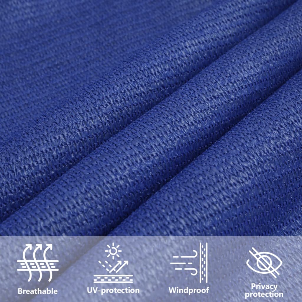 Vela Parasole 160 g/m² Blu 2,5x4,5 m in HDPE