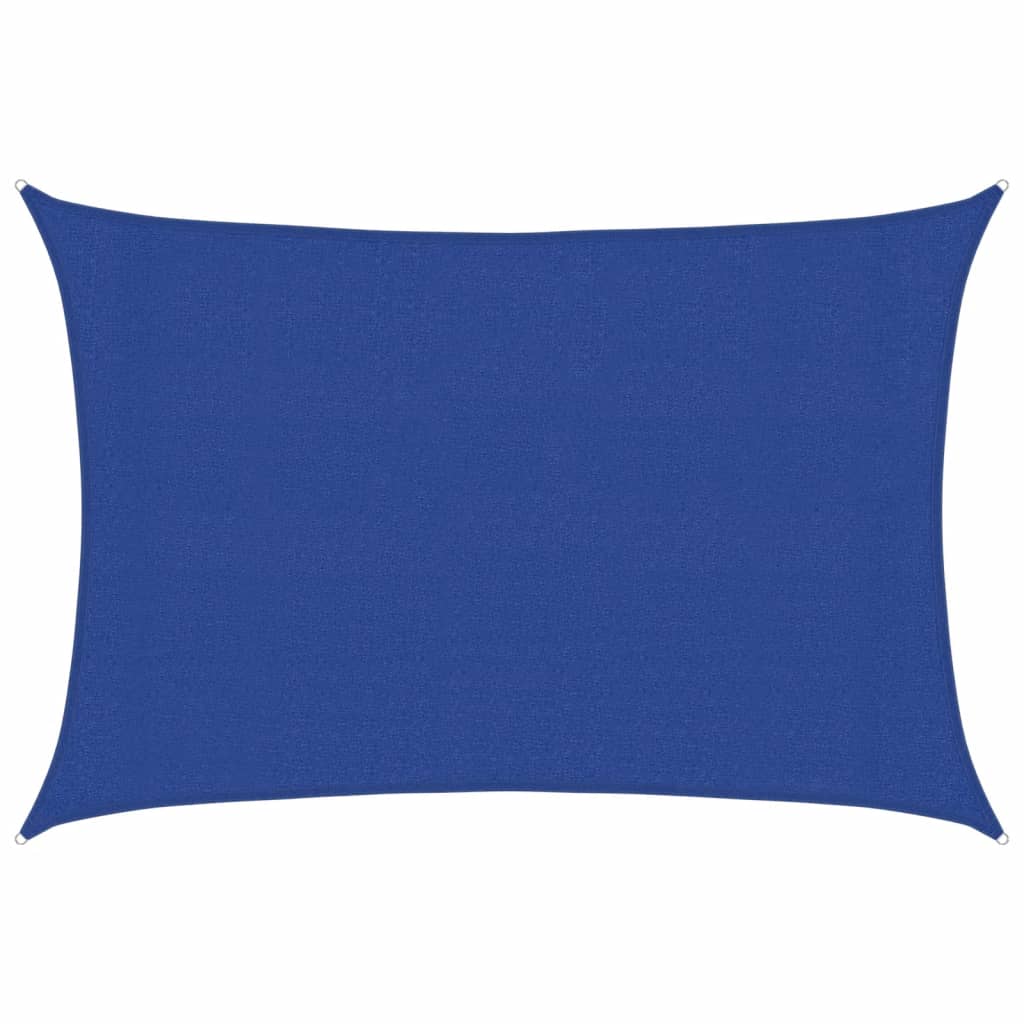 Vela Parasole 160 g/m² Rettangolare Blu 3x4 m in HDPE