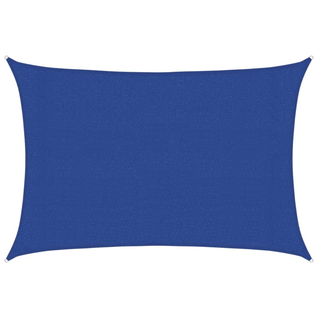 Vela Parasole 160 g/m² Rettangolare Blu 3x5 m in HDPE