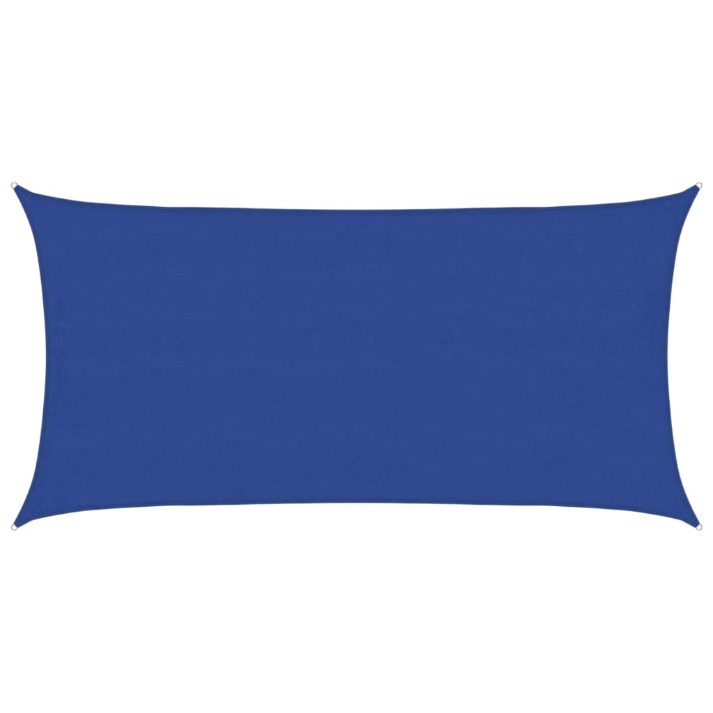 Vela Parasole 160 g/m² Rettangolare Blu 4x7 m in HDPE