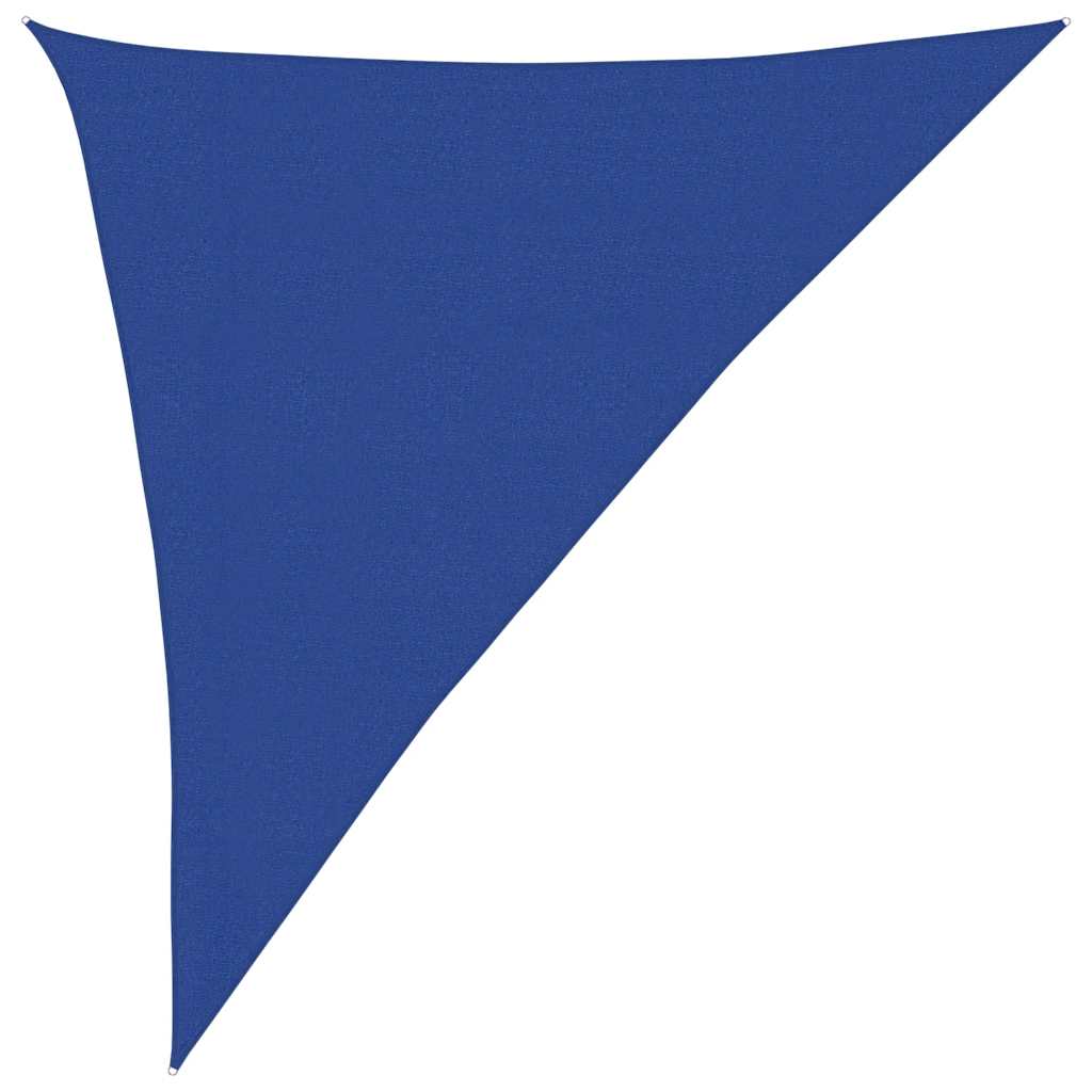 Vela Parasole 160 g/m² Triangolare Blu 3x4x5 m in HDPE