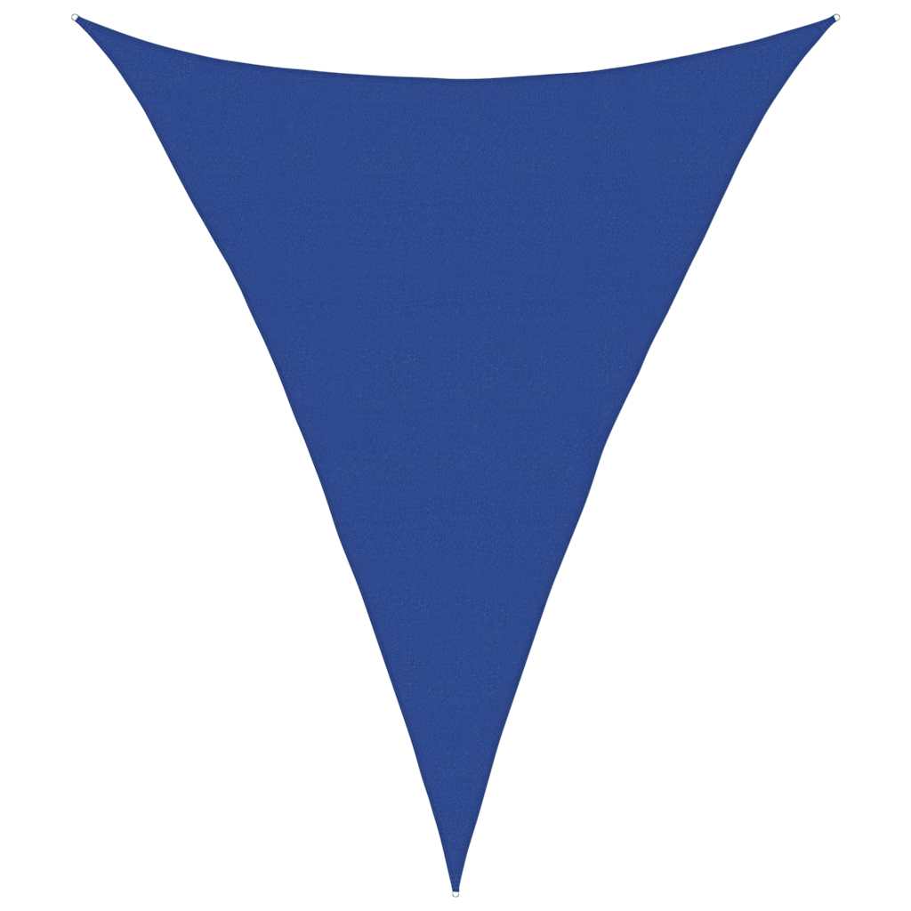 Vela Parasole 160 g/m² Triangolare Blu 5x6x6 m in HDPE