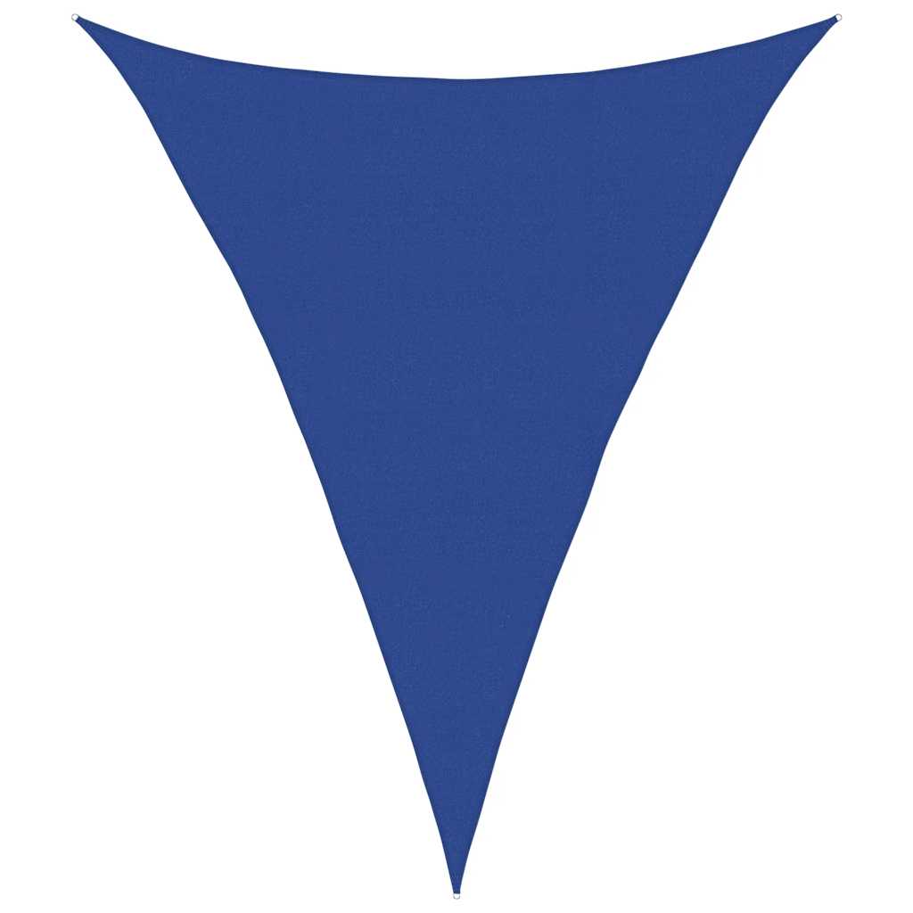 Vela Parasole 160 g/m² Triangolare Blu 5x7x7 m in HDPE