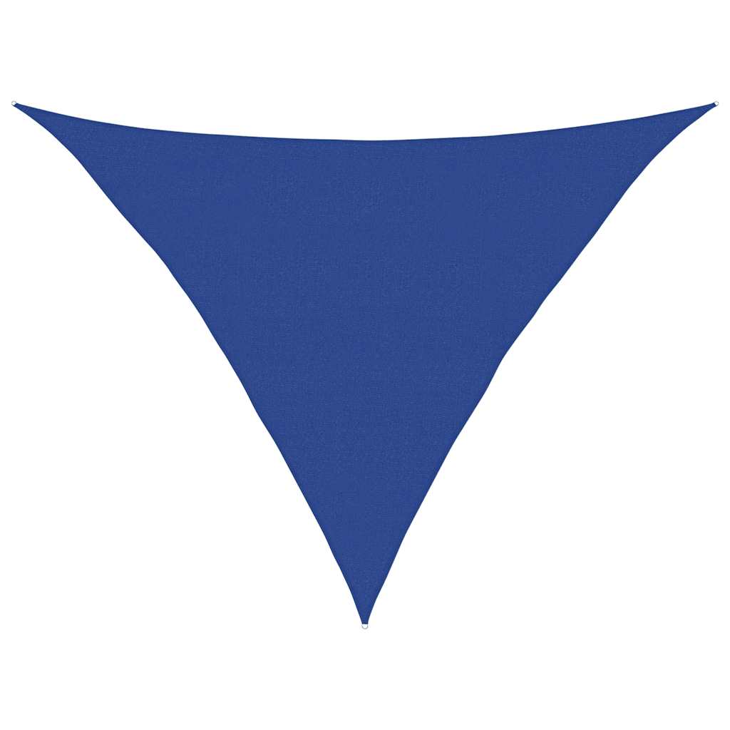 Vela Parasole 160 g/m² Triangolare Blu 5x5x6 m in HDPE