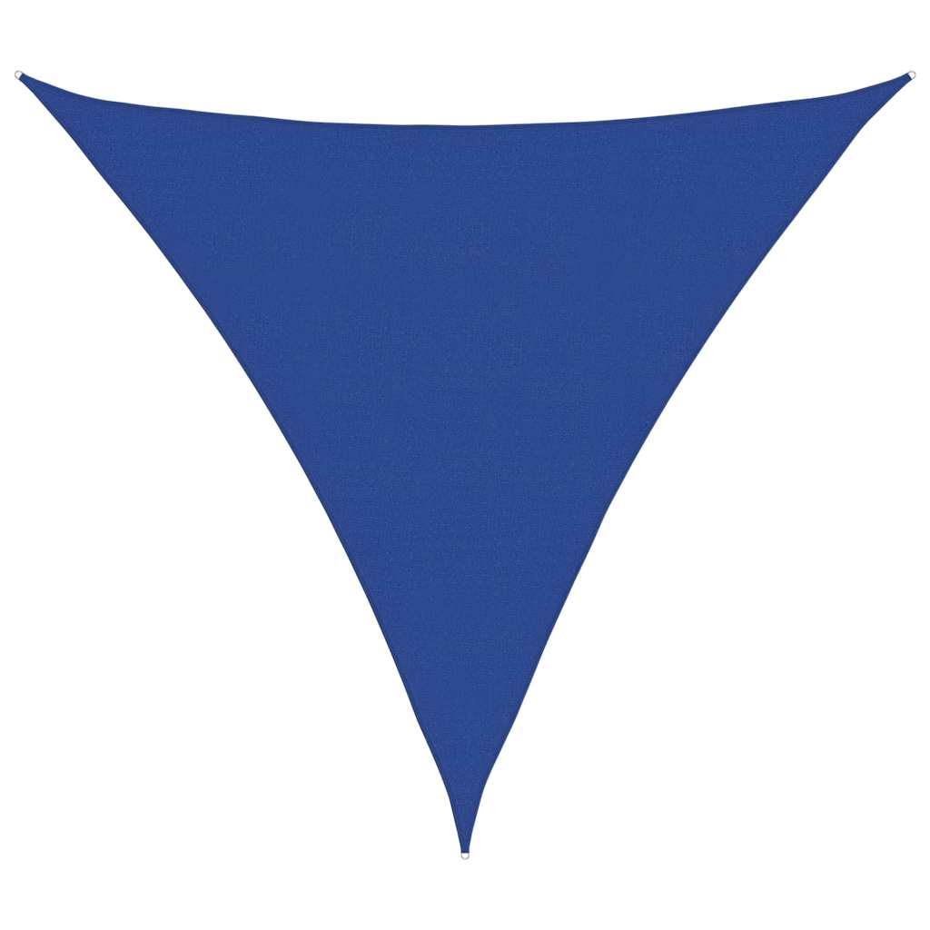 Vela Parasole 160 g/m² Triangolare Blu 6x6x6 m in HDPE