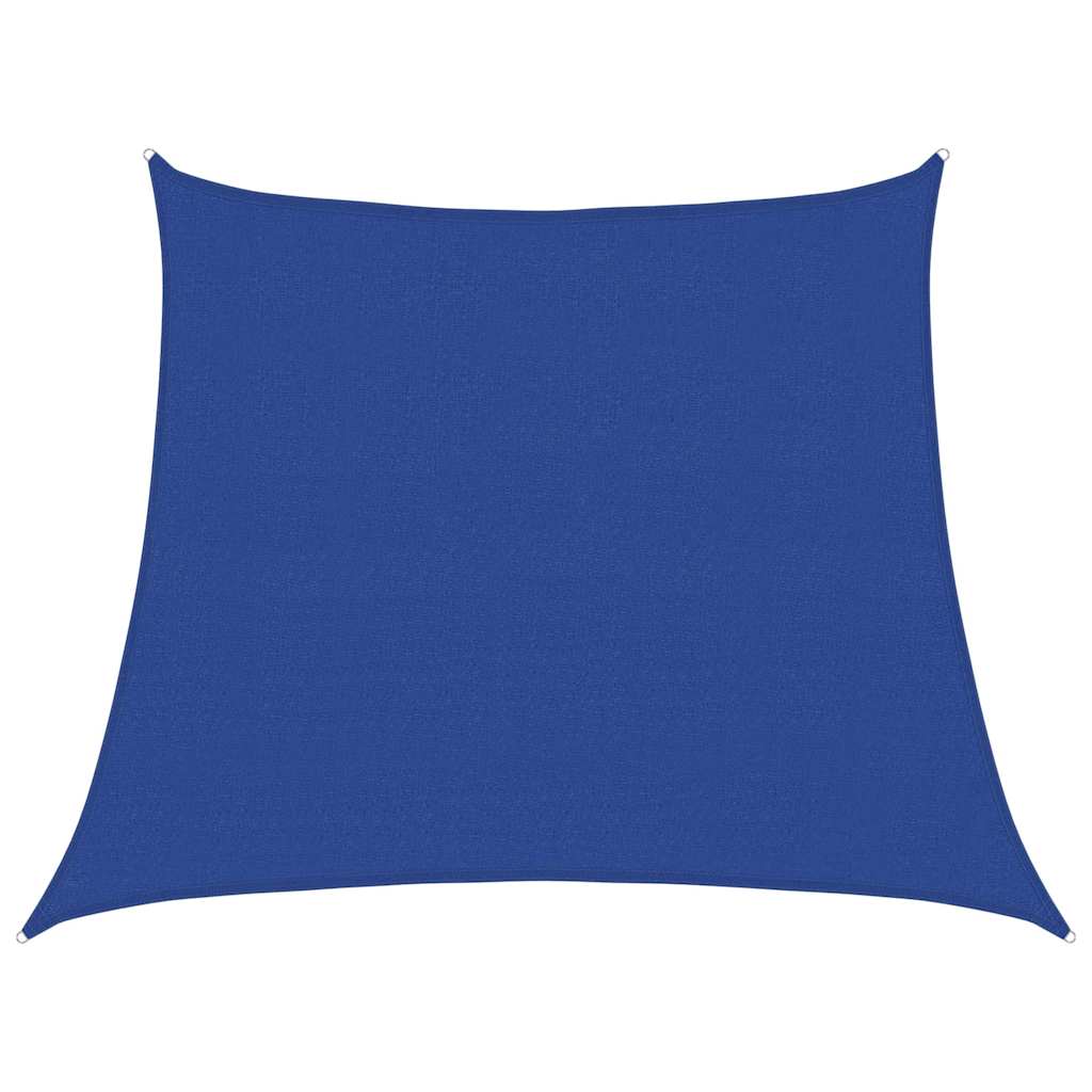 Vela Parasole 160 g/m² Trapezio Blu 3/4x3 m in HDPE
