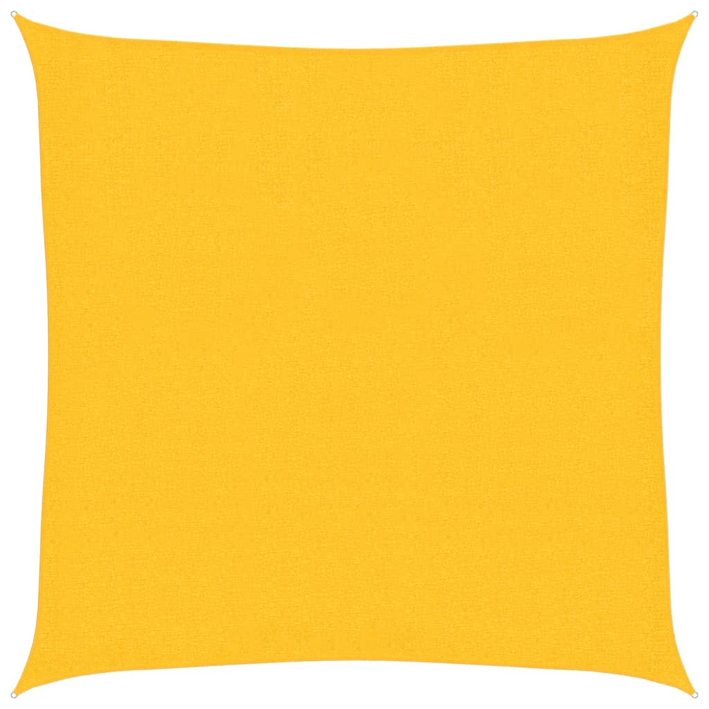Vela Parasole 160 g/m² Gialla 2,5x2,5 m in HDPE
