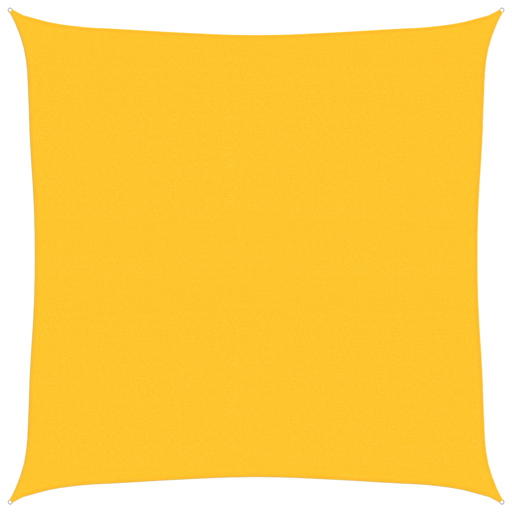 Vela Parasole 160 g/m² Quadrata Giallo 4,5x4,5 m in HDPE