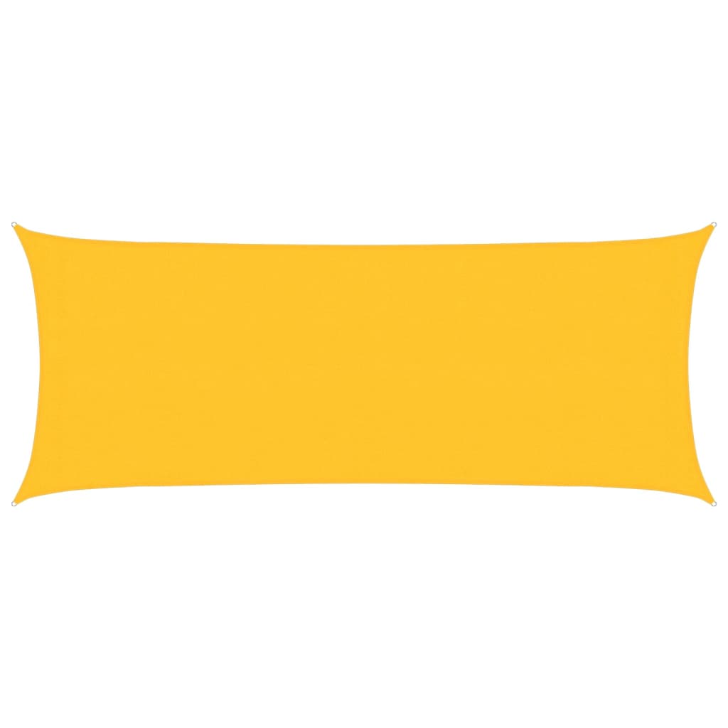 Vela Parasole 160 g/m² Rettangolare Giallo 2x4,5 m in HDPE