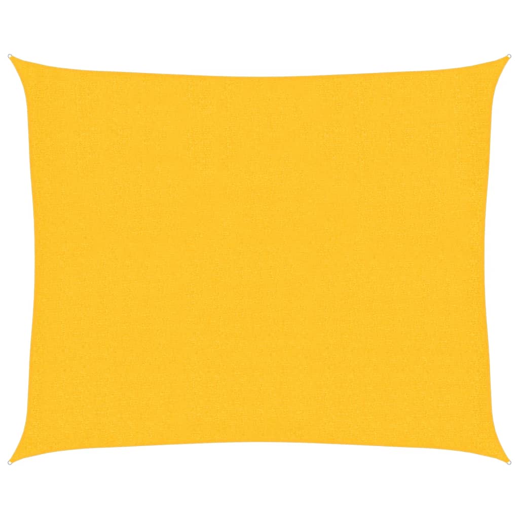 Vela Parasole 160 g/m² Gialla 2,5x3 m in HDPE
