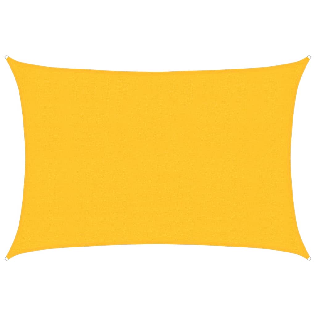Vela Parasole 160 g/m² Gialla 2,5x3,5 m in HDPE