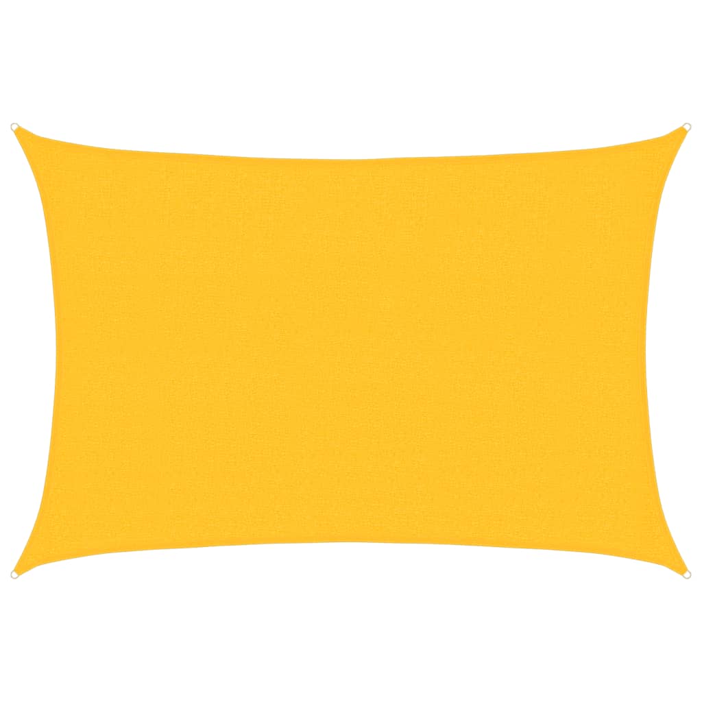 Vela Parasole 160 g/m² Gialla 2,5x4 m in HDPE