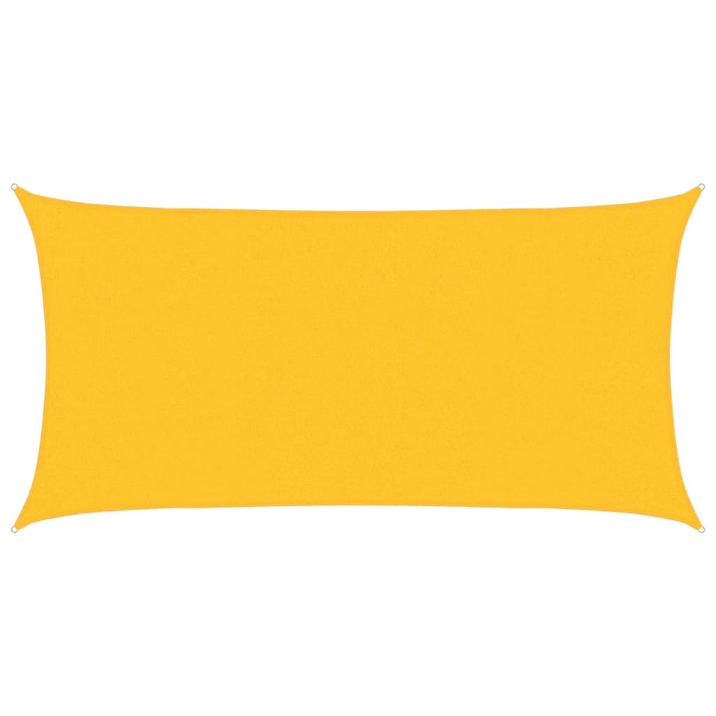 Vela Parasole 160 g/m² Gialla 2,5x4,5 m in HDPE