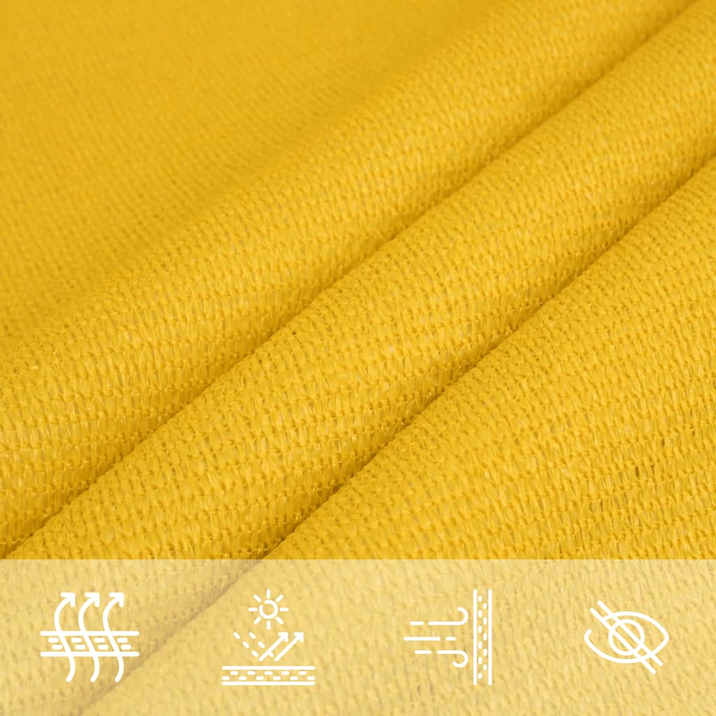 Vela Parasole 160 g/m² Gialla 3x4 m in HDPE