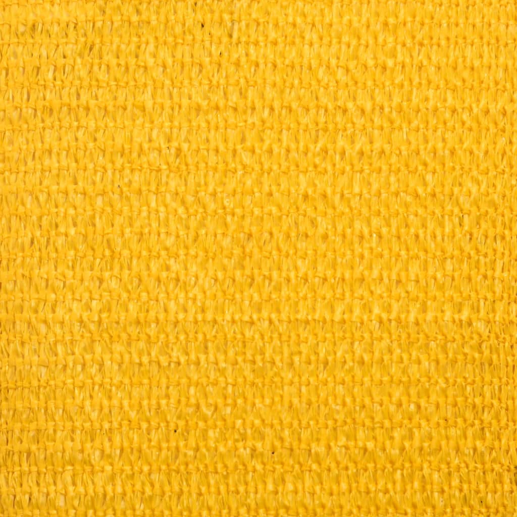 Vela Parasole 160 g/m² Rettangolare Giallo 4x6 m in HDPE