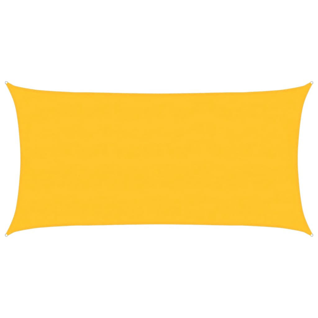 Vela Parasole 160 g/m² Rettangolare Giallo 4x7 m in HDPE