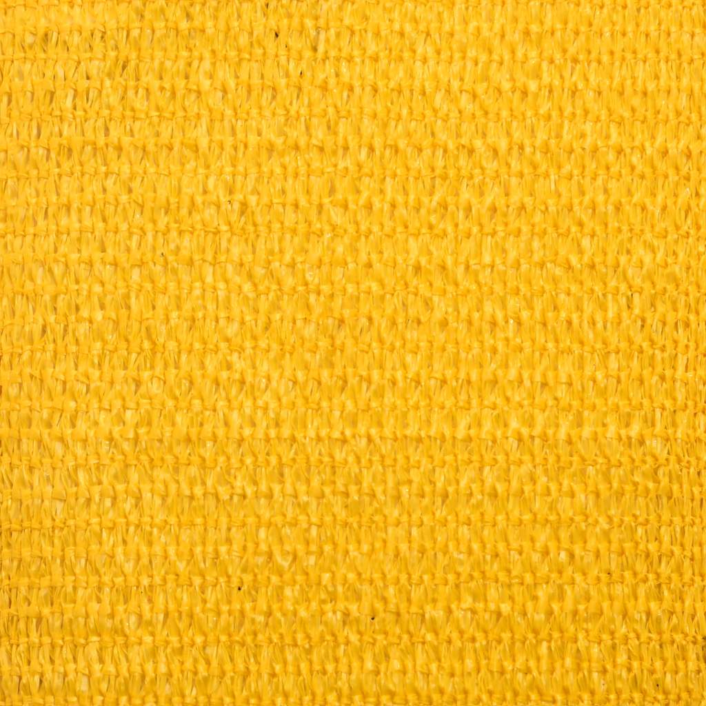 Vela Parasole 160 g/m² Rettangolare Giallo 5x7 m in HDPE