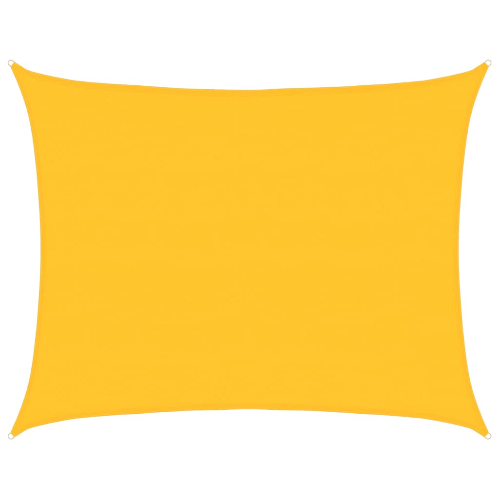 Vela Parasole 160 g/m² Rettangolare Giallo 6x8 m in HDPE