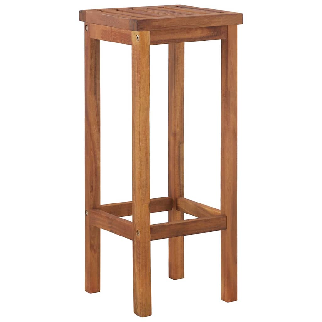 Set da Bar per Giardino 5 pz in Legno Massello di Acacia