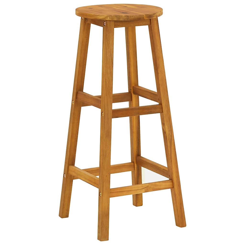 Set da Bar per Giardino 5 pz in Legno Massello di Acacia