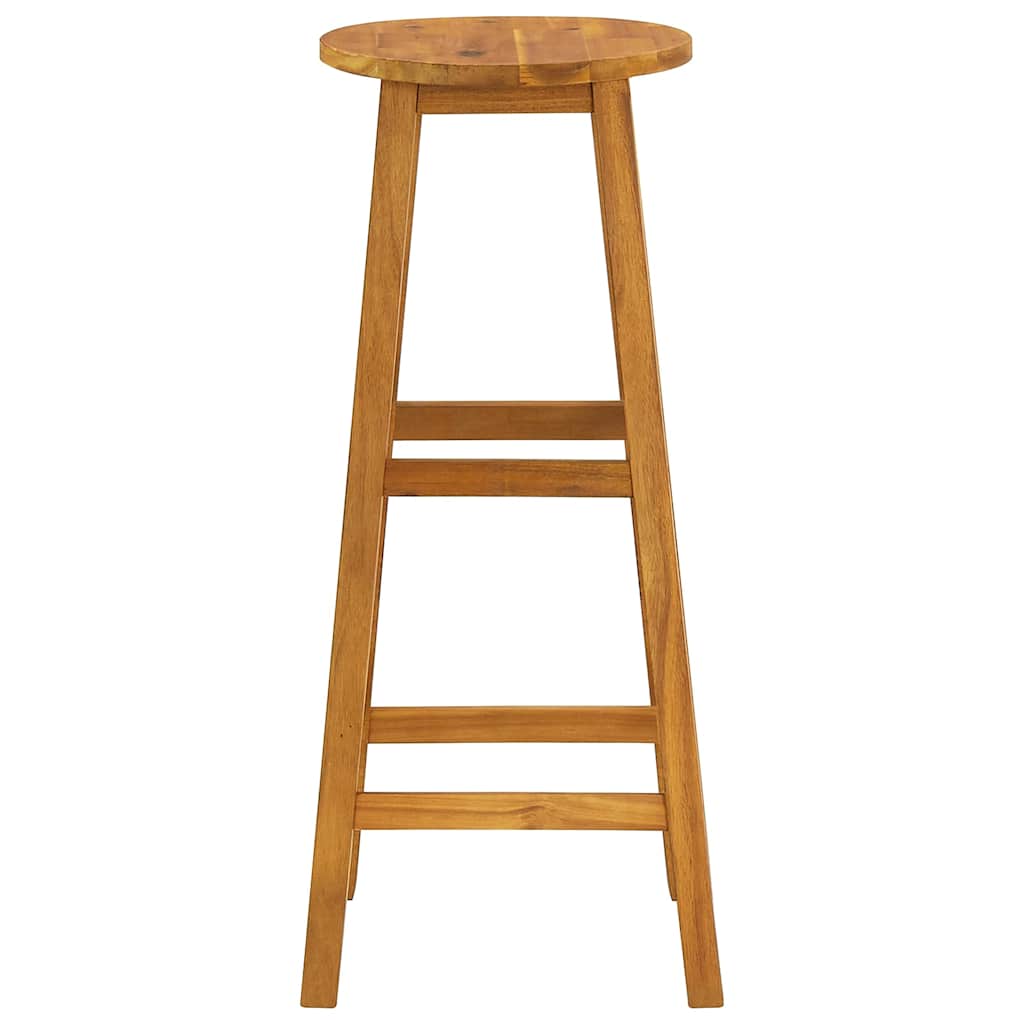 Set da Bar per Giardino 5 pz in Legno Massello di Acacia