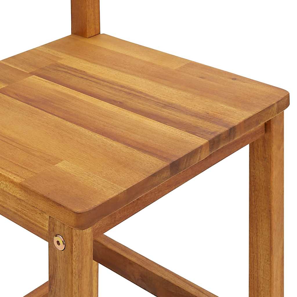Set da Bar per Giardino 5 pz Legno Massello di Acacia