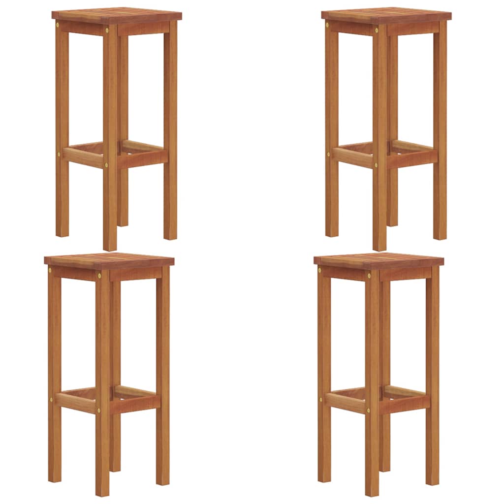 Set da Bar da Giardino 5 pz in Legno Massello di Acacia