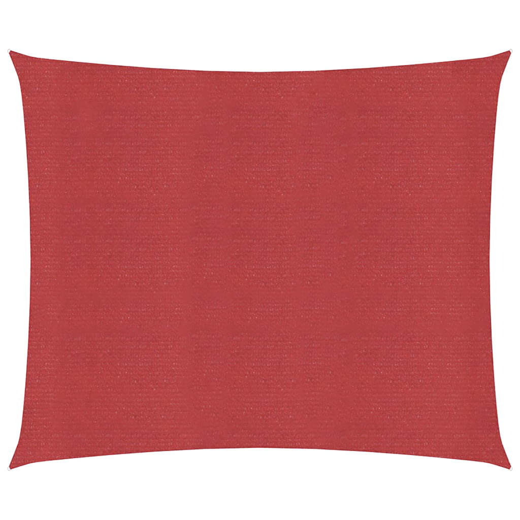 Vela Parasole 160 g/m² Rossa 6x6 m in HDPE