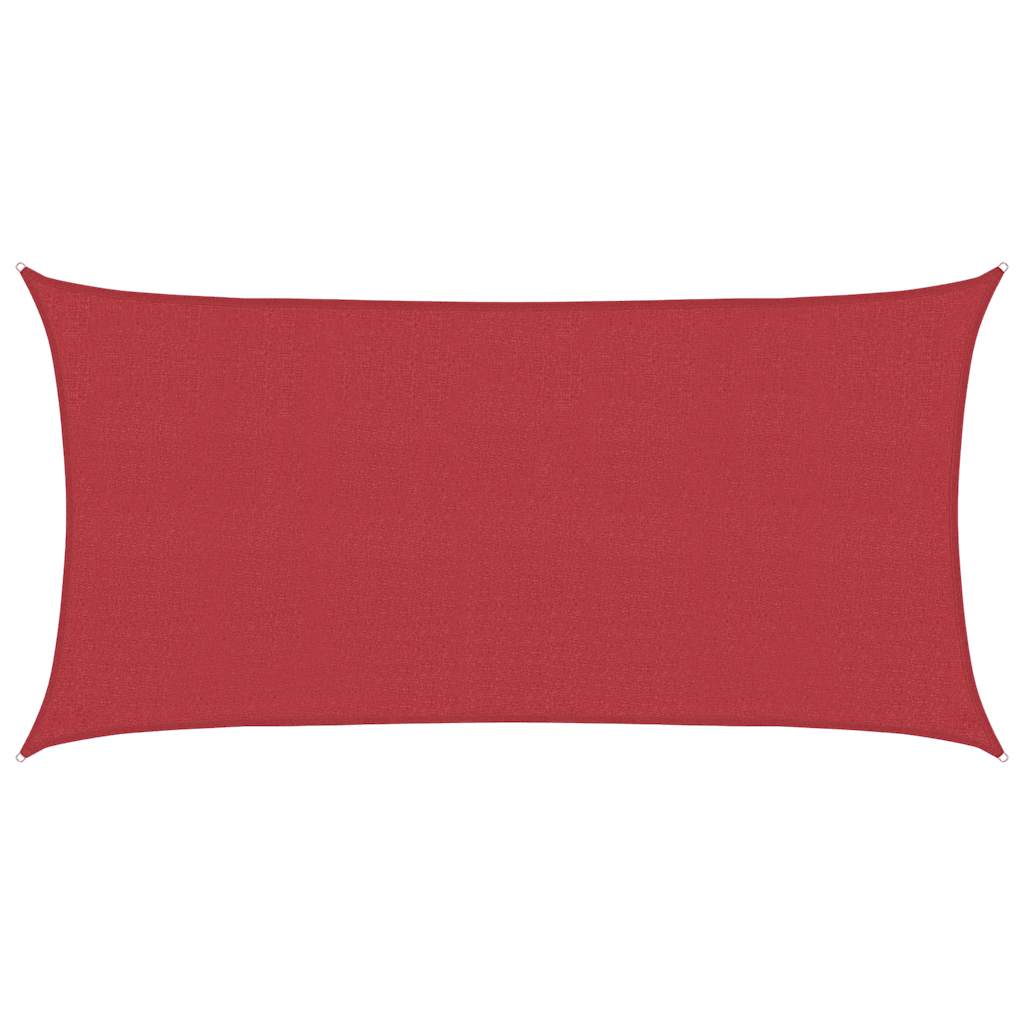 Vela Parasole 160 g/m² Rossa 2x3,5 m in HDPE