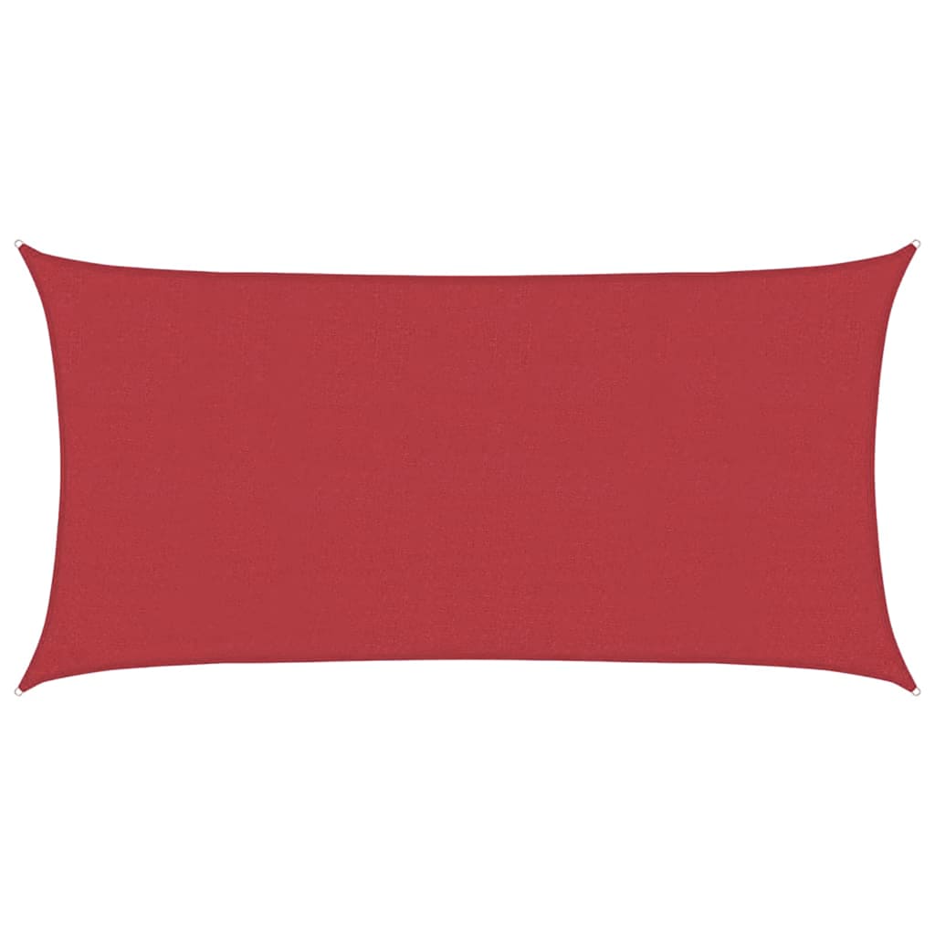 Vela Parasole 160 g/m² Rossa 2x4 m in HDPE