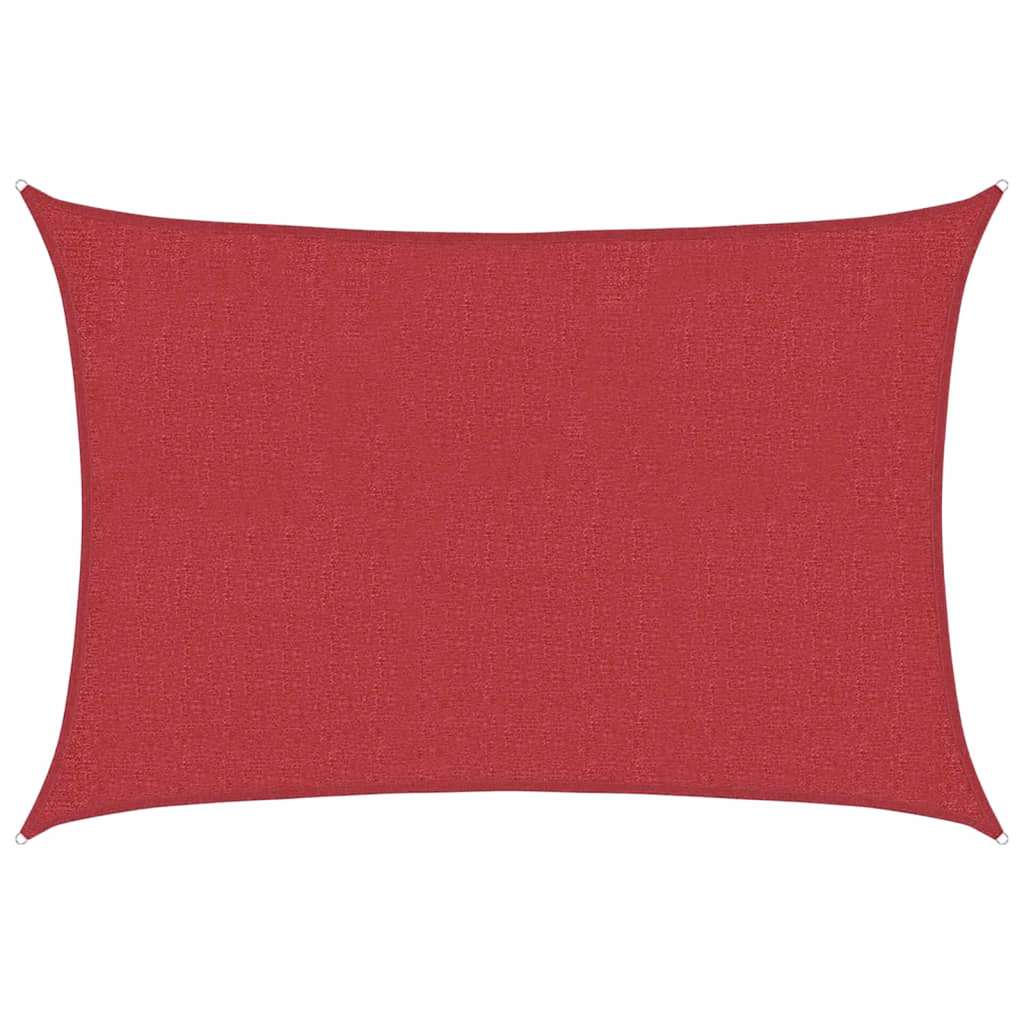 Vela Parasole 160 g/m² Rossa 2,5x3,5 m in HDPE