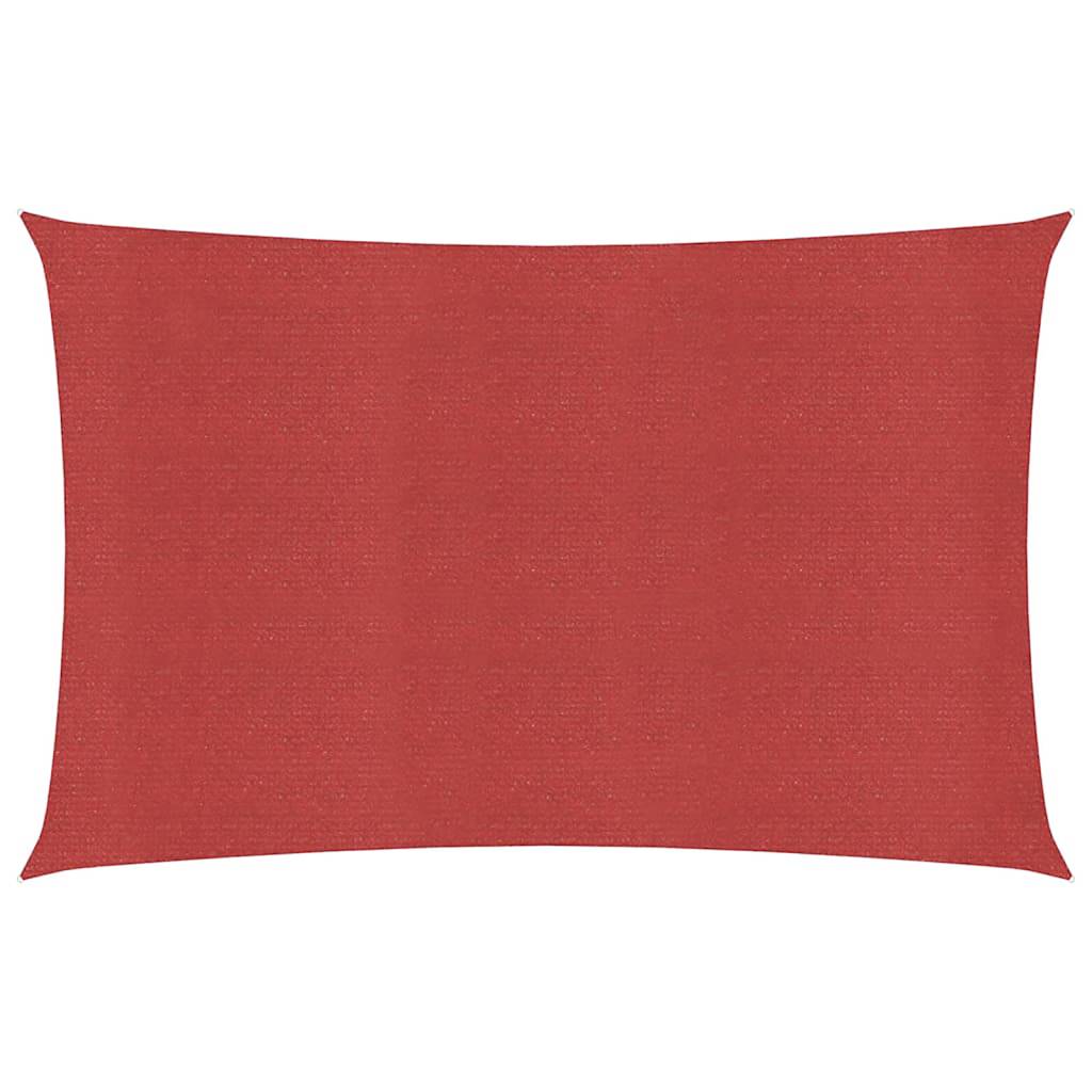 Vela Parasole 160 g/m² Rossa 2,5x5 m in HDPE