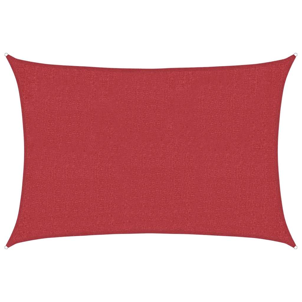Vela Parasole 160 g/m² Rossa 3x4,5 m in HDPE