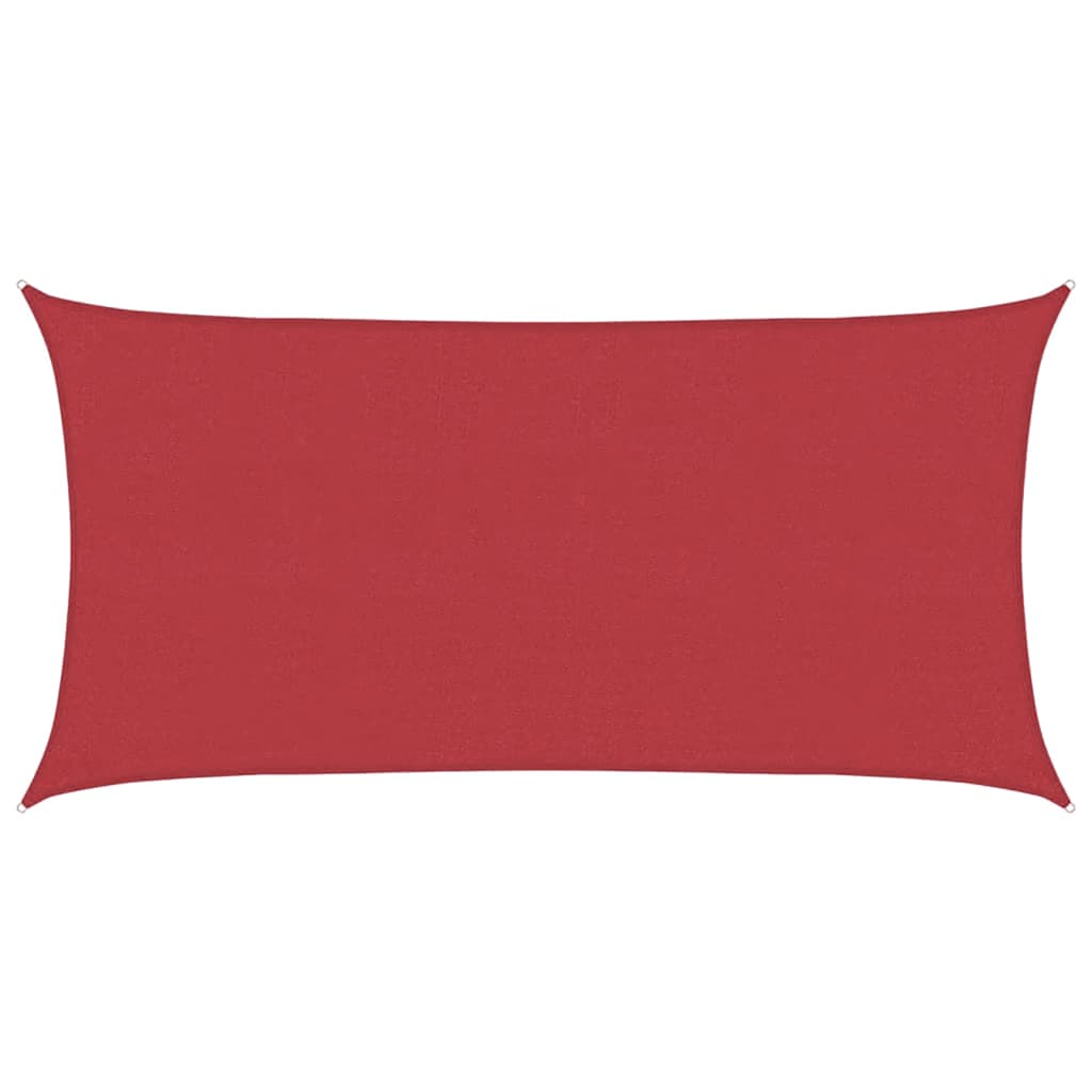 Vela Parasole 160 g/m² Rossa 4x7 m in HDPE