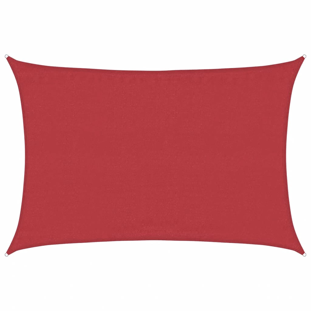 Vela Parasole 160 g/m² Rosso 5x7 m in HDPE