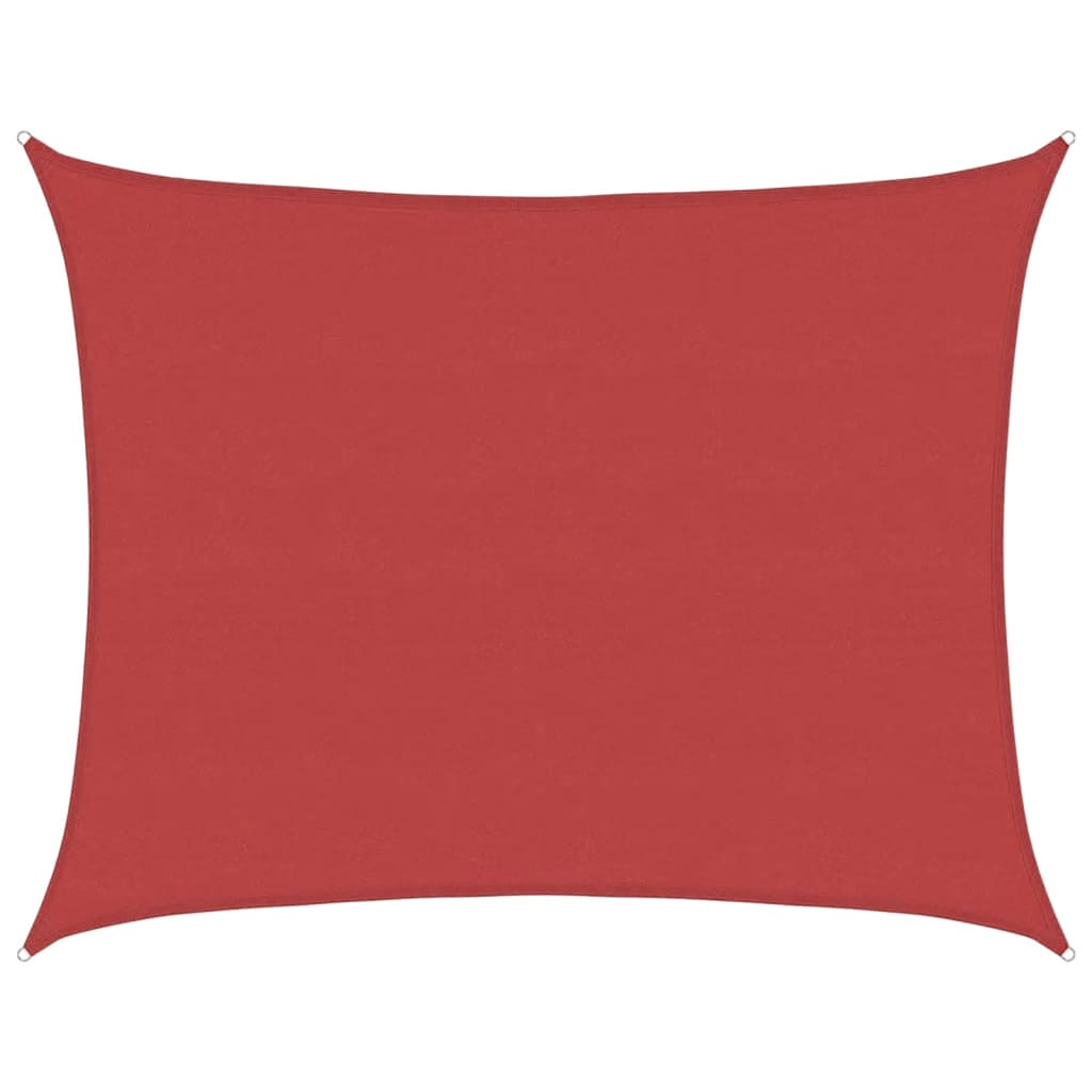 Vela Parasole 160 g/m² Rossa 6x7 m in HDPE