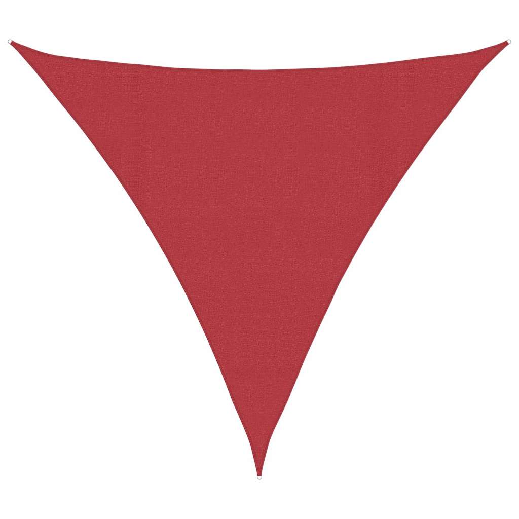 Vela Parasole 160 g/m² Rossa 4,5x4,5x4,5 m in HDPE