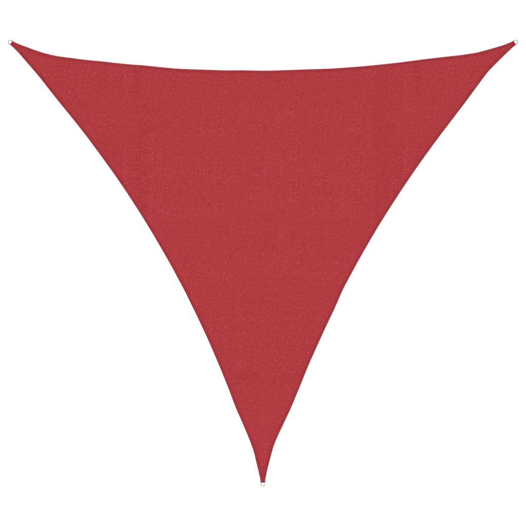 Vela Parasole 160 g/m² Rossa 5x5x5 m in HDPE