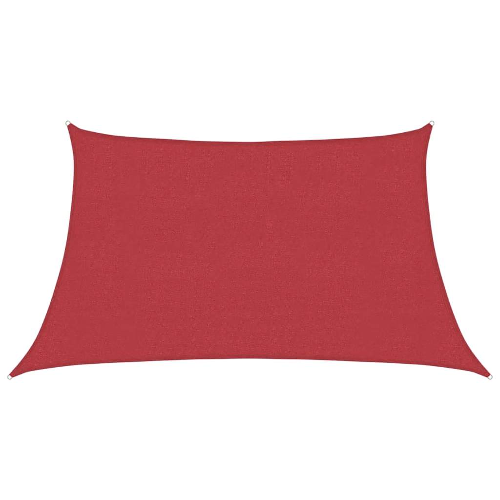Vela Parasole 160 g/m² Rossa 3/4x2 m in HDPE